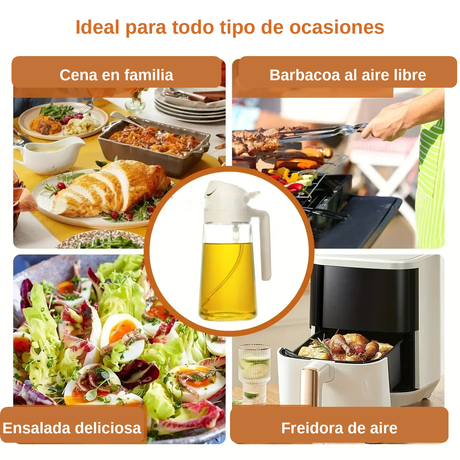 OilMist Spray — Dispensador de Aceite en Aerosol