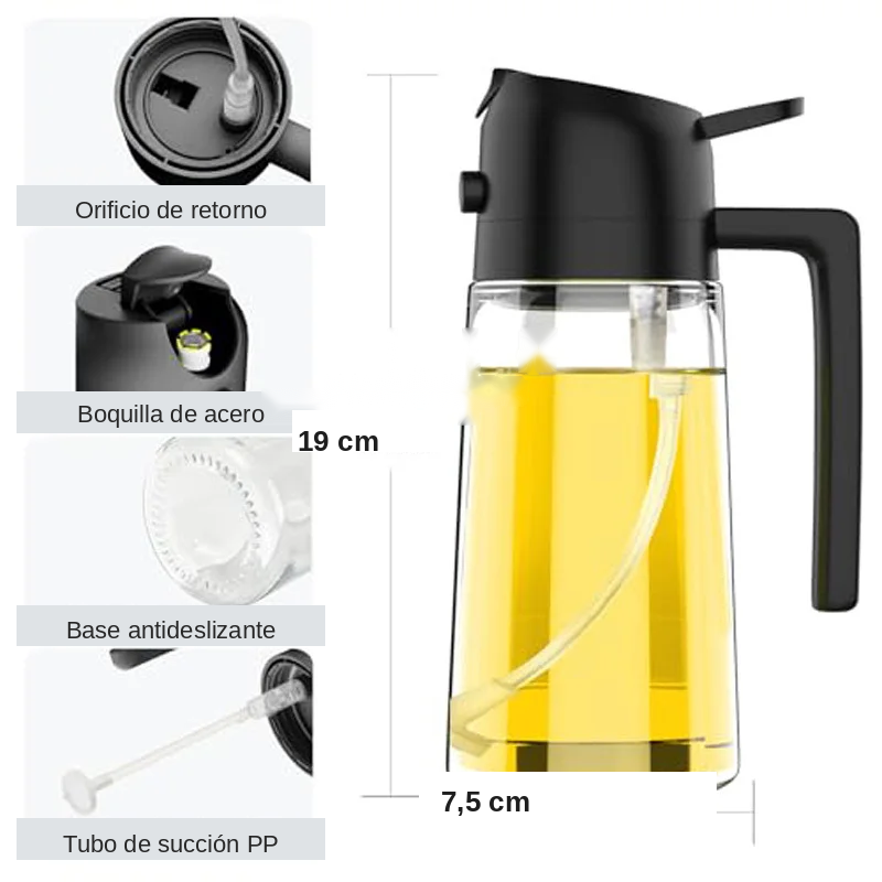 OilMist Spray — Dispensador de Aceite en Aerosol